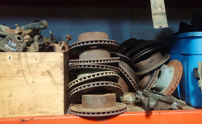 Randomness Level: 6/10. Should You Buy A Used One?: I wouldn’t. Rotors are cheap, but if you have used ones machined, it’s probably fine. Knuckles you can buy used, no problem.